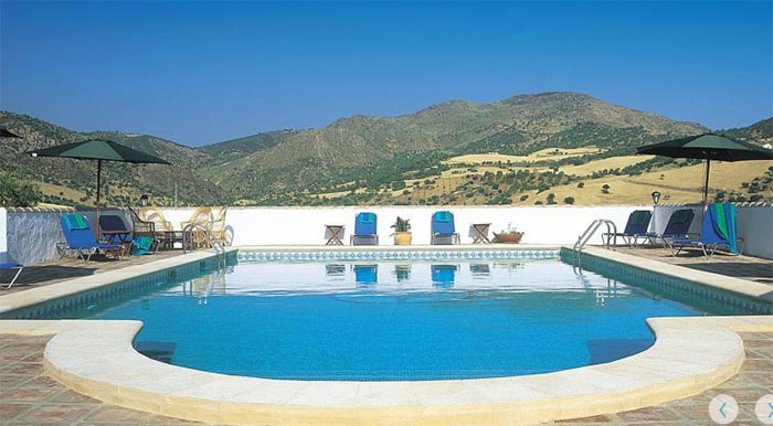 The swimming pool with panoramic views