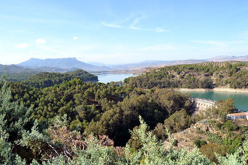 The view from the mirador. Desfiladero de los Gaitanes Natural Park