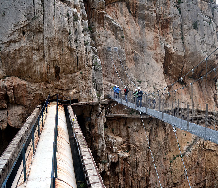 caminito del rey suspension bridge